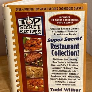 Top secret restaurant recipes cookbook